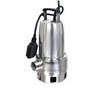 SPIDO - Pompe d’Évacuation pour Eaux Chargées MAXINOX 700 - Inox - 700 W - Débit 18 m³/h - Refoulement 8 m - Flotteur à Bille - Usage Intensif