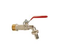 SPIDO - Robinet de Puisage à Vanne Sphérique - Filetage Entrée M 15/21 et Sortie M 20/27 - Diamètre 15 mm