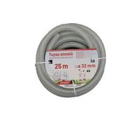 SPIDO - Tuyau en PVC Armé Souple à Spirales 25 m D32 mm - Aspiration et Évacuation