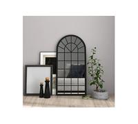 vidaXL Miroir Noir 90x45 cm Fer pour utilisation à l'intérieur