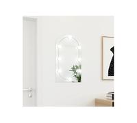 Spiegel met LED-verlichting boog 70x40 cm glas3102977