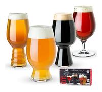 Spiegelau 4991697 Kit de dégustation de bière artisanale (Lot de 4), cristal, transparent