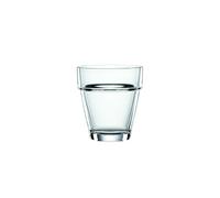 Spiegelau Bistro Becher M, 4 er Set, Wasserglas, Saftglas, Glas, Kristallglas, 200 ml, 2670149