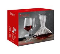 Spiegelau Lot de 3 carafes à décanter (2,9 l), 2 verres à vin (630 ml), verre en cristal, LifeStyle, 4450193