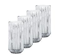 Nachtmann Jules Longdrink, 4er Set, Longdrinkglas, Trinkglas, Cocktailglas, Kristallglas, 375 ml, 101980