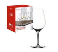 Spiegelau Authentis Weißweinglas, 4er Set, Weinglas, Glas, Kristallglas, 420 ml, 4400182