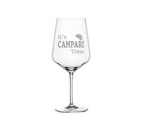 Spiegelau & Nachtmann Style campari Verre 630 ml Gravure - It's Campari Time - Fabriqué en Allemagne - Idée Cadeau