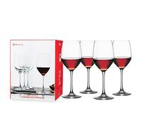 Spiegelau Vino Grande Rotweinglas, 4er Set, Weinglas, Rotwein Glas, Wasserglas, Kristallglas, 420 ml, 4510271