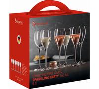 Spiegelau Special Glasses Flûte à champagne Sparkling Party, set de 6, flûte à champagne, verre à champagne, 160 ml, 4340329