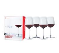 Spiegelau Willsberger Lot de 4 verres à vin bordeaux en cristal sans plomb fabriqués en Europe avec pied classique - Passe au lave-vaisselle - Verre à vin rouge de qualité professionnelle - 650 ml