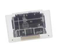 Spiel Brennkarte, 3000 in 1 V1.0 Videospielkassette für SNES Spielekonsole, Spielkassette mit 8 GB Speicherkarte, Kompatibel mit der USA Version der Konsole (Weiß Transparent)