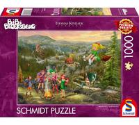 Spiele 58424 Puzzle 1000 Pièces Thomas Kinkade, Kiddinx, Bibi Blocksberg, Coloré