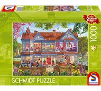 Spiele 59709 Puzzle Maison Au Printemps, 1000 Pièces, Multicolore