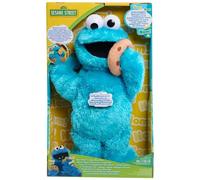 Spielen Sie einfach Sesame Street 13,5"" Nom Nom Cookie Monster Plüsch mit Sounds und Bewegung