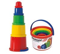 Spielstabil Nesting Stacker - Sturdy 5 Piece Set With Carry Handle (Made In Germany)
