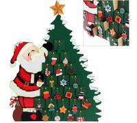Spielwerk® Calendrier de l'Avent réutilisable 'Père Noël' en bois 24 tiroirs à remplir individuel Noël décoration fêtes