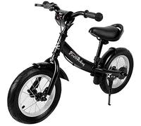 Vélo enfant - DEUBA - Easy Pirate - Noir - Selle et guidon réglable - Frein arrière 12