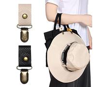 spier Clip pour chapeau de sac de voyage, clip en cuir PU pour sac de voyage, clip de sac de voyage, clip multifonction pour bec de canard, accessoire de voyage pour voyage en plein air