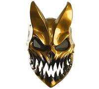 spier Masque d'abattage d'halloween pour prévaloir avec Bouche Mobile Cosplay Masque Facial Complet Musique Party Deathcore Kid of Darkness Masques