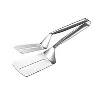 spier Pinces à steak 3 en 1, clip double face, pelle en acier inoxydable pour rôtir le poisson, le poisson, le steak, la spatule, la salade de légumes, la pâtisserie, le pain