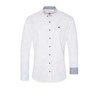 SPIETH & WENSKY Chemise folklorique 'Folker' bleu marine / bleu-gris / blanc, Taille 45-46