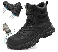 SPIEZ Chaussures de sécurité homme avec embout en acier, semelle antidérapante et anti-perforation, fermeture éclair latérale & légères pour le bâtiment et l’industrie, taille 41,5
