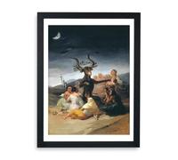 Spiffing Prints Affiche encadrée Francisco De Goya Y Lucientes - Witches Sabbath - Petite taille