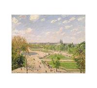 Spiffing Prints Camille Pissarro - The Garden of The Tuileries - Large - Matte - Framed