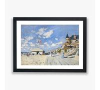 Spiffing Prints Claude Monet - Trouville - Impression murale/décoration intérieure/poster gi Impression encadrée - Grand format