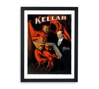 Spiffing Prints Harry Kellar The Magician Affiche encadrée Taille M