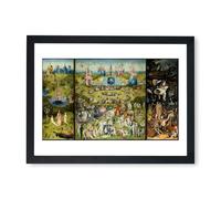 Spiffing Prints Hieronymus Bosch - The Garden of Earthly Delights - Medium - Affiche encadrée