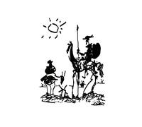 Spiffing Prints Pablo Picasso - Don Quichotte - Grand format - Archival Matte - Impression d'art sans cadre