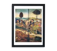 Spiffing Prints Poster encadré Hieronymus Bosch - The Pedlar - Medium