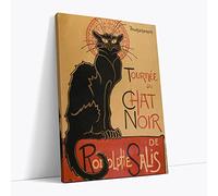 Spiffing Prints Tournee du Chat Noir Steinlen Toile murale 20,3 x 30,5 cm