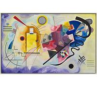 Spiffing Prints Wassily Kandinsky - Jaune Rouge Bleu - Extra Large - Archival Matte - Black Frame