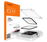 Spigen, 2 Pièces, Protection écran pour Apple Watch SE (2022/2020) / 6/5 / 4 (44mm), Proflex EZ Fit, Kit d'installation, Résistant aux Rayures, Ultra Claire, Film Protection écran