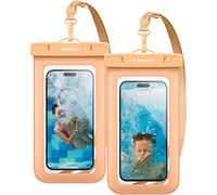 Spigen A601 Lot de 2 Pochettes Étanches Smartphone IPX8 8.2" - Abricot