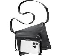 Spigen A640 Sac Bandoulière avec Pochette Étanche Smartphone IPX8 - Noir | Système modulaire à double pochette, 2 compartiments détachables utilisables séparément ou ensemble