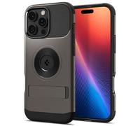 Spigen ACS08163 Coque Slim Armor pour iPhone 16 Pro avec MagFit avec MagSafe Gunmetal