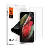 Spigen NeoFlex Protection écran compatible avec Samsung Galaxy S21 Ultra, 2 Pièces, Résistant aux Rayures, TPU Film, Liquid Installation, Film Protection écran