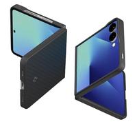 Spigen Air Skin Aramid Coque Compatible avec Samsung Galaxy Z Flip 7 - Noir
