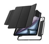 Spigen Air Skin Pro Coque Compatible avec iPad Air 13 Pouces 7e/6e Génération M3 (2025), M2 (2024) [Rangement de Stylo] - Noir