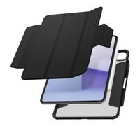 Étui Spigen AirSkin Pro Compatible avec iPad Pro 11 Pouces 5ème Génération M4 (2024) Étui avec Couverture magnétique Amovible et Rangement de Stylo - Noir