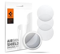 Spigen AirSkin Shield protection film avec Apple AirTag 2(2026), AirTag(2021), 4 pièces, résistant aux rayures, sans bulles, film mat