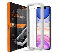 Spigen, Align Master AGL00101 Lot de 2 films en verre trempé pour iPhone 11/XR (6,1"), installation facile avec cadre d'alignement, dureté 9H, film iPhone 11/XR