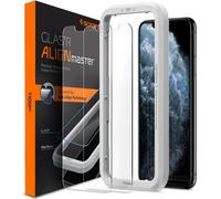 Spigen Alignmaster Verre Trempé Compatible Avec Iphone 11, Iphone Xr, 2 Pièces, Résistant Aux Rayures, 9h Protection Écran