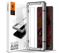 Spigen AlignMaster Verre Trempé [Lot de 2] pour Google Pixel 6 | Cadre inclus, Dureté 9H, Clarté cristalline, Anti-traces, Sensibilité tactile, Compatible coques, Protection écran