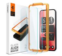 Spigen AlignMaster Verre Trempé pour Nothing Phone (2a) Plus, Nothing Phone (2a), 2 Pièces, Installation Facile, Dureté 9H, Résistant aux Rayures