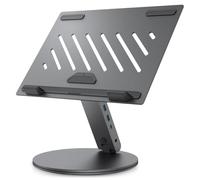 Spigen ArcDock Support Ordinateur Portable avec Hub 6-en-1, [Câble inclus] USB-C & A 3.0, PD, HDMI 4K60Hz, Support PC Portable avec Station d’accueil pour MacBook Air Pro HP Lenovo Dell - Gris Sidéral