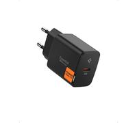 Spigen ArcStation Essential Chargeur USB-C 20W, Chargeur Rapide GaN PD 3.0 pour iPhone 17/16/15, Samsung Galaxy S26/A57, Google Pixel, Chargeur Compact à Port Unique - Noir